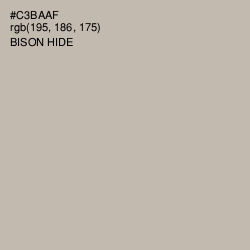 #C3BAAF - Bison Hide Color Image
